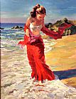 Vladimir Volegov Famous Paintings - Beyond the Sea